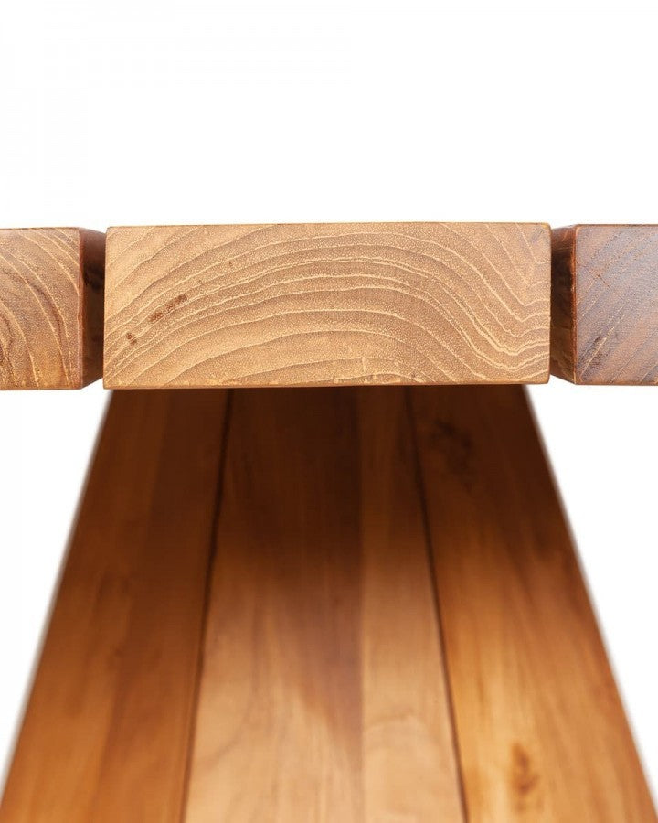 Mesa de Jantar Redonda para Exterior (130cm) Jati