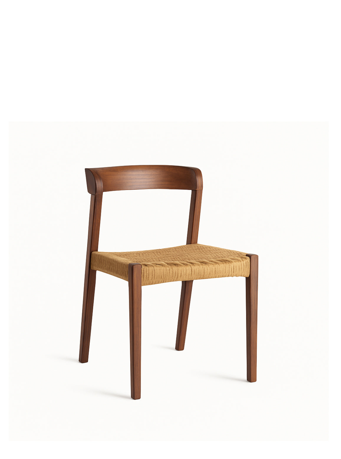 Cadeira em Madeira e Corda Tudelle