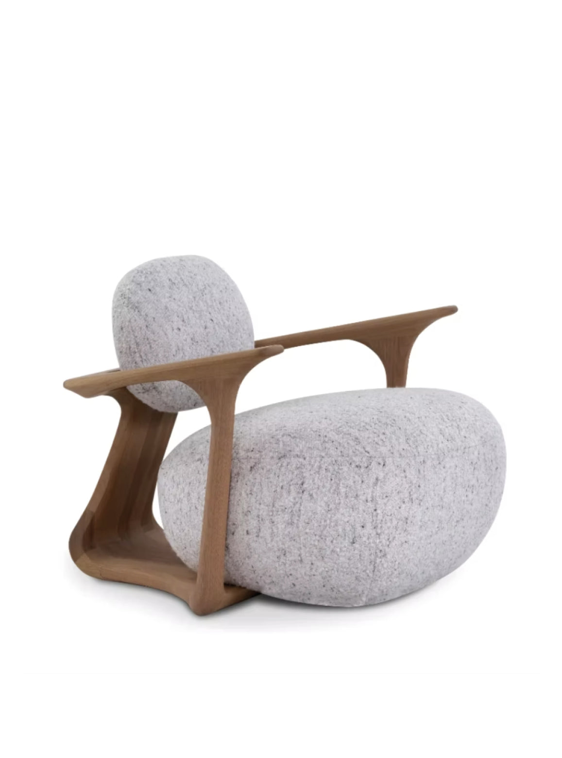 Armchair in Jequitibá Wood Sea