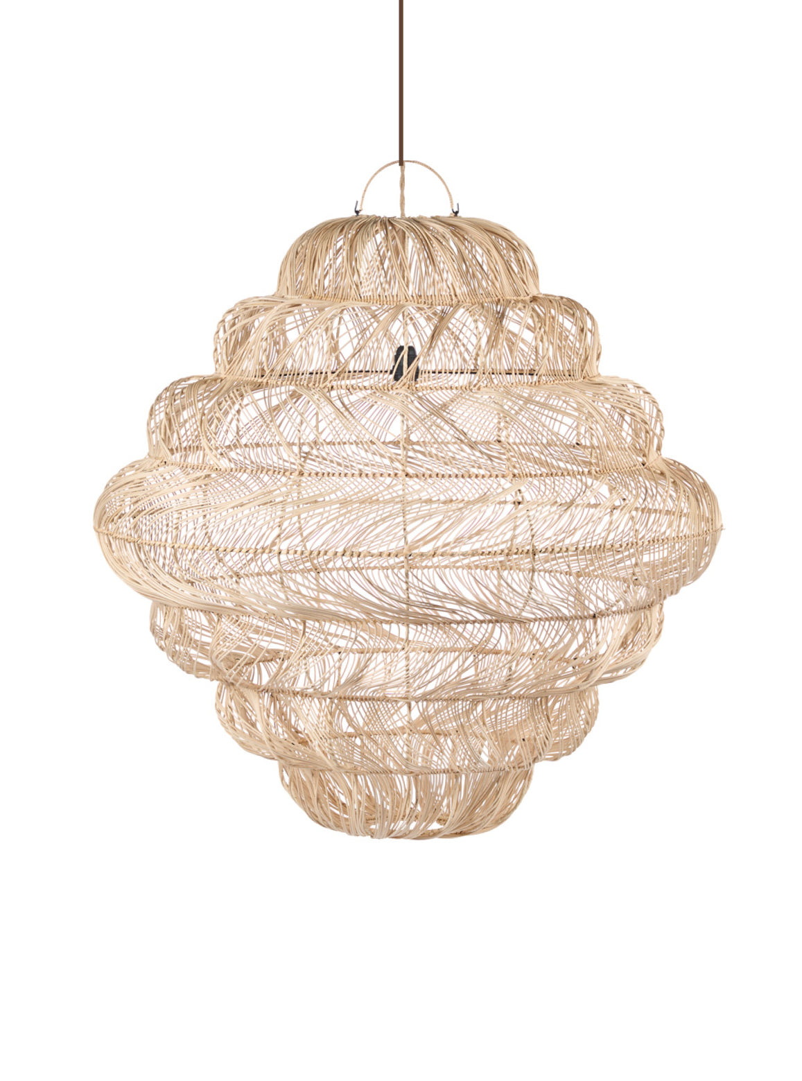 Candeeiro de Teto em Rattan Aurora XL