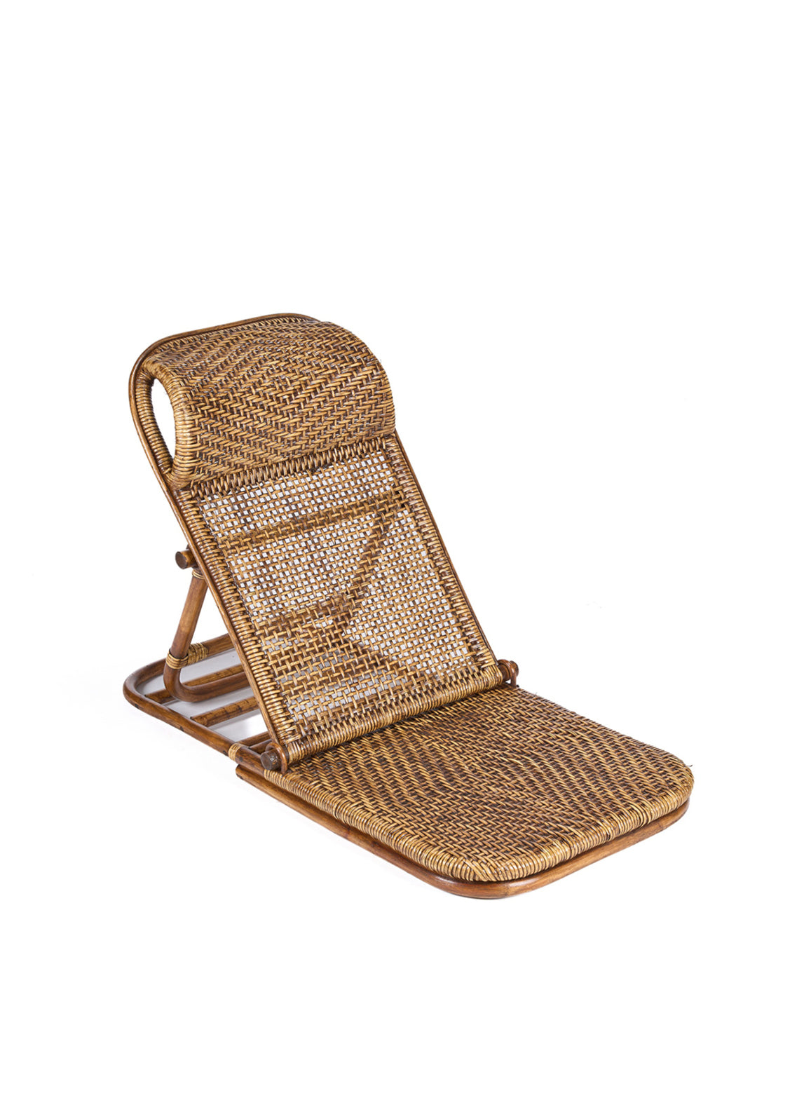 Espreguiçadeira de chão em Rattan