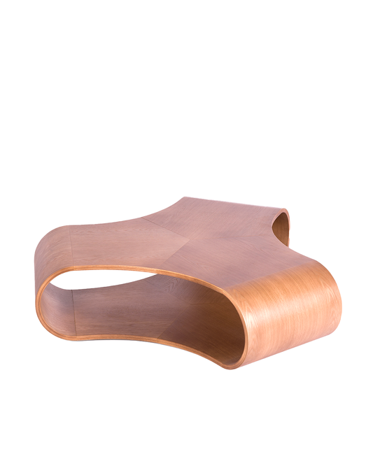 Mesa de Centro Baixa em Madeira de Canela (110cm) Rosa