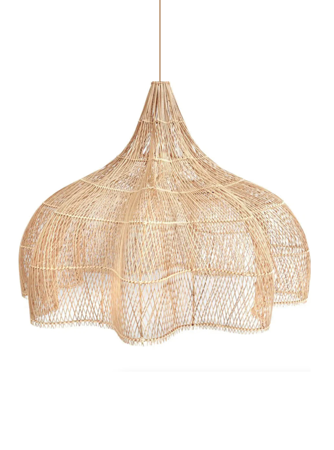 Candeeiro de Teto em Vime Whipped XL