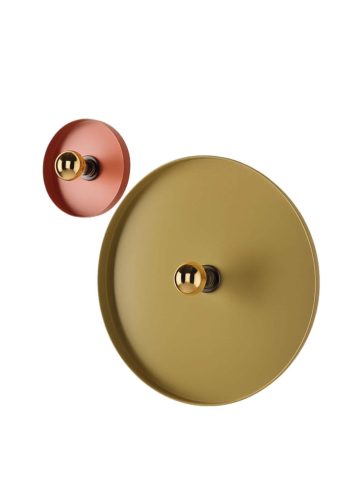 Double Metal Duo Wall Light