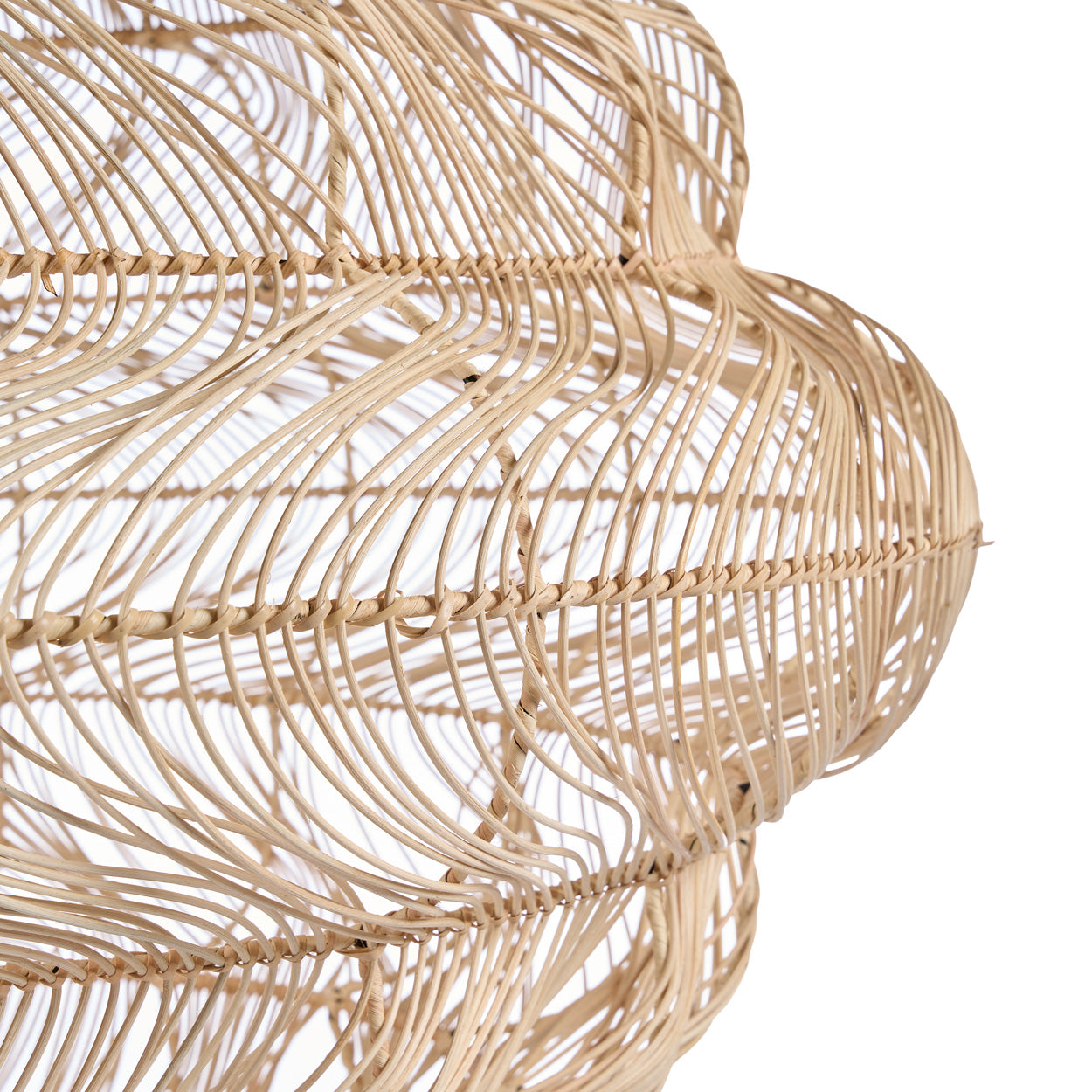 Candeeiro de Teto em Rattan Aurora XL