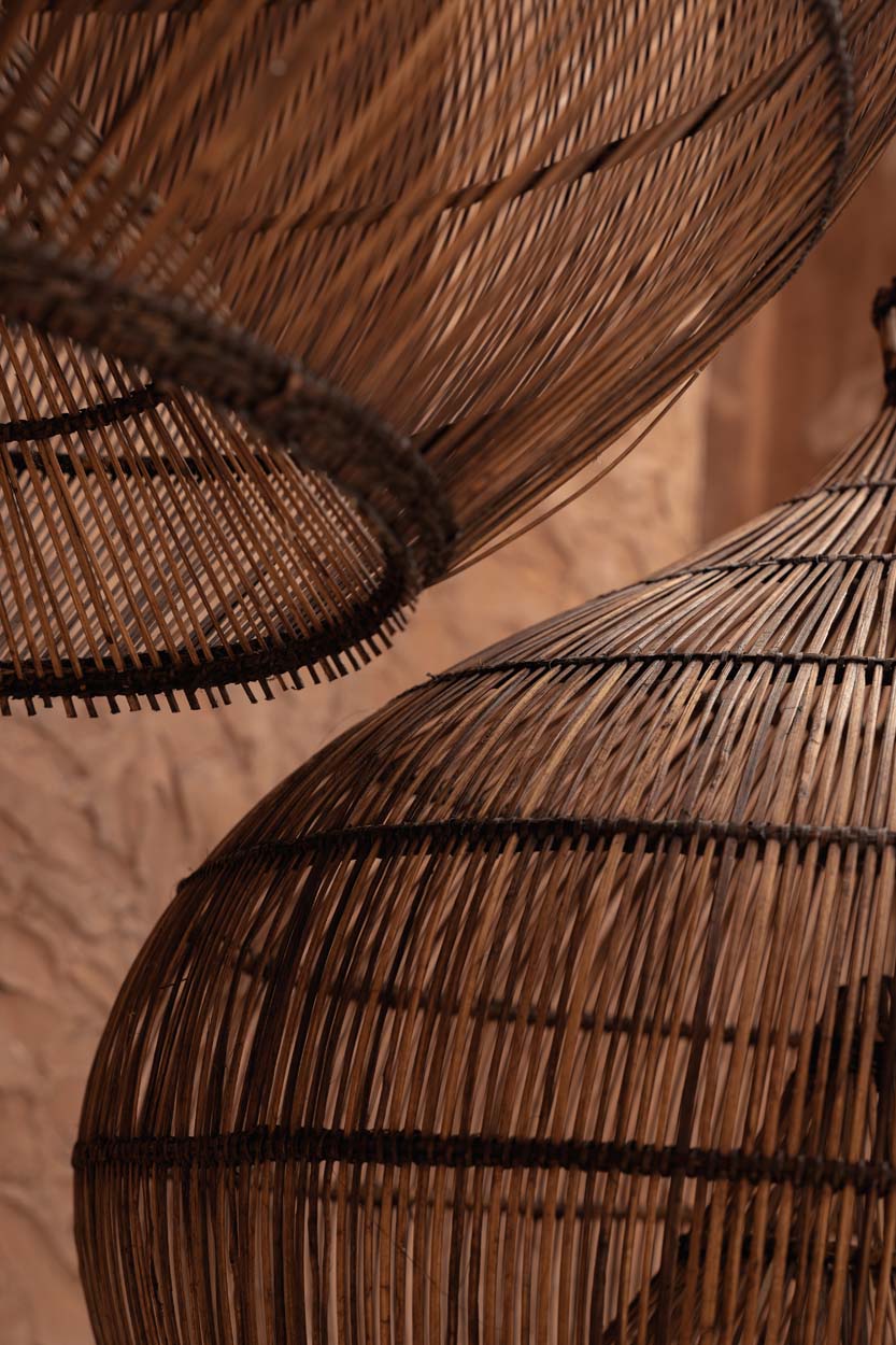 Candeeiro de Teto em Rattan Desert