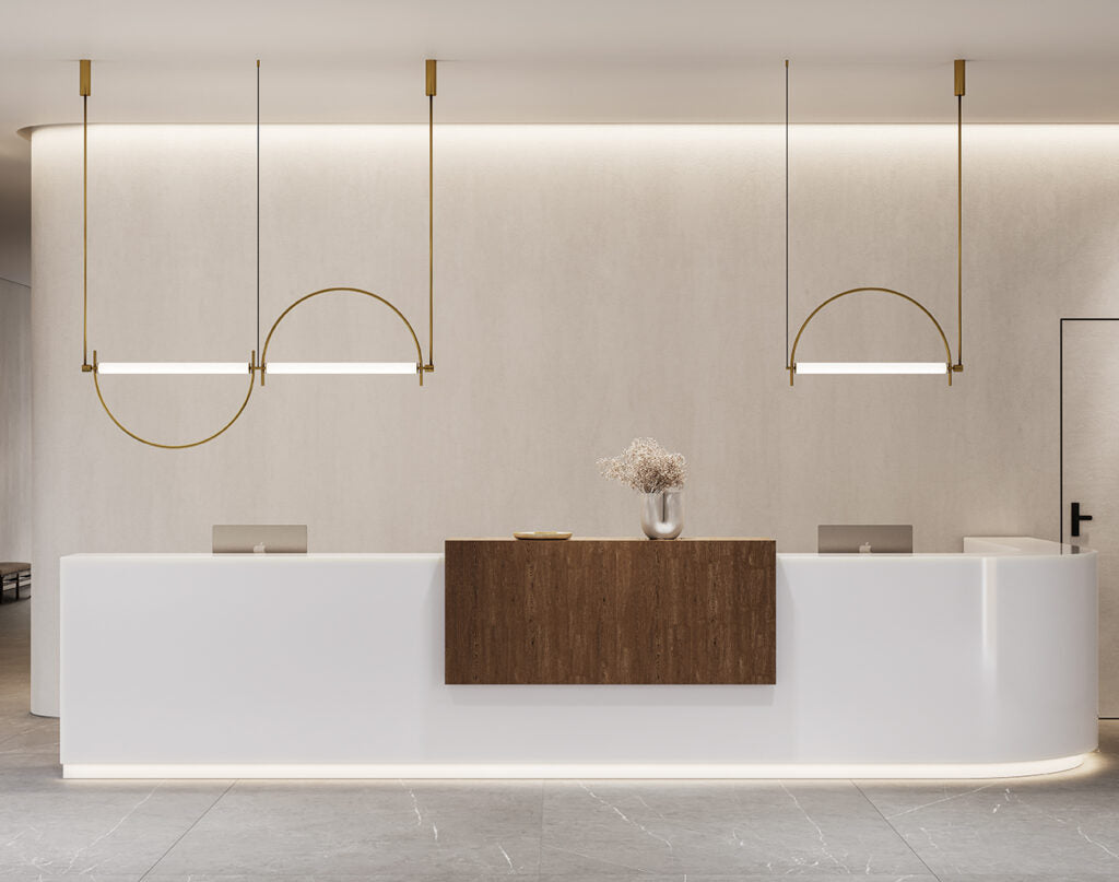 Double Metal Duo Wall Light