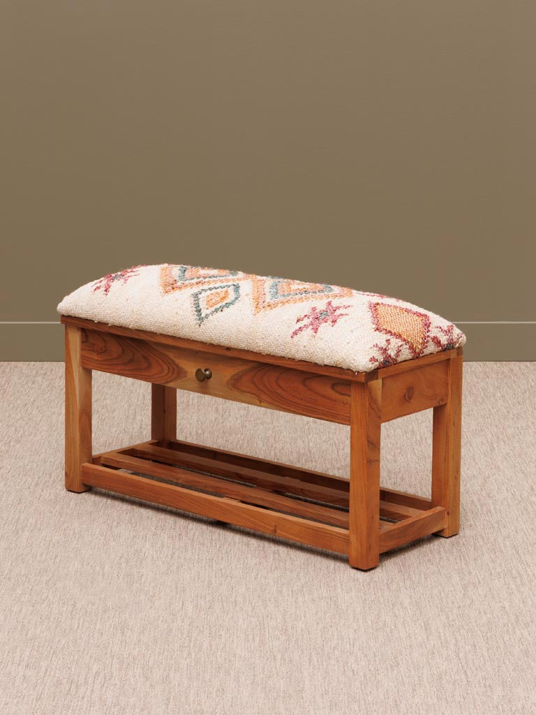 Victor Wooden High Bedside Table