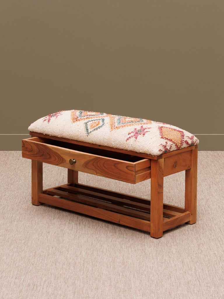 Victor Wooden High Bedside Table