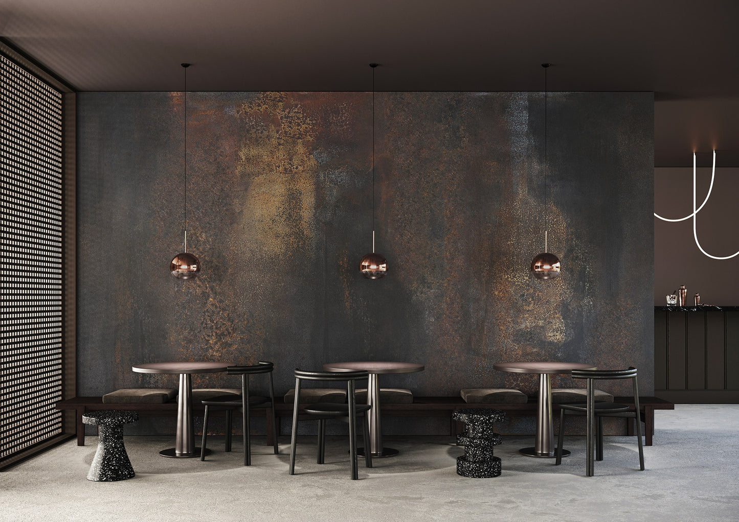 Corten wallpaper mural