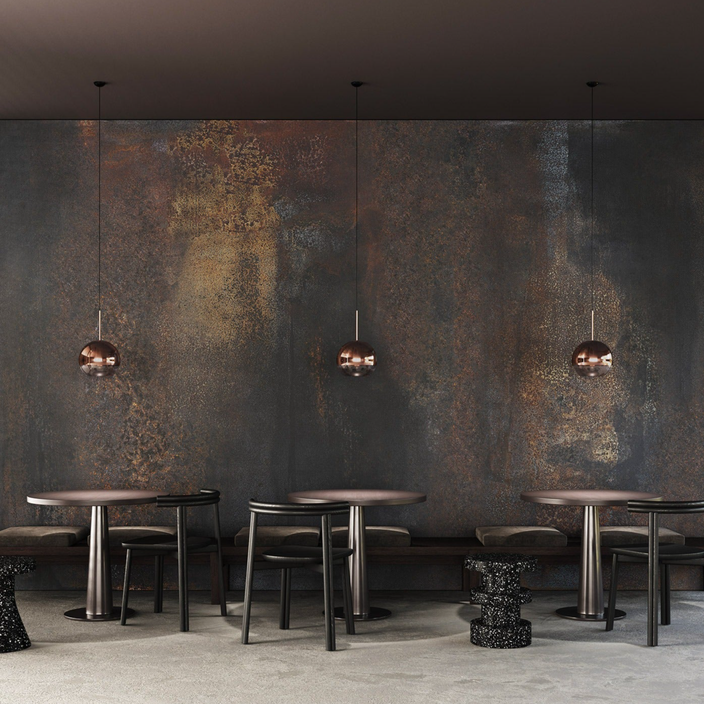 Corten wallpaper mural