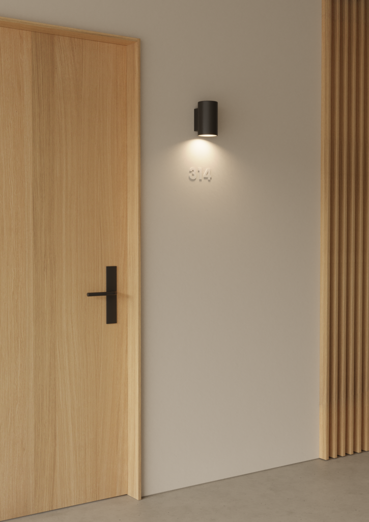 Double Metal Duo Wall Light