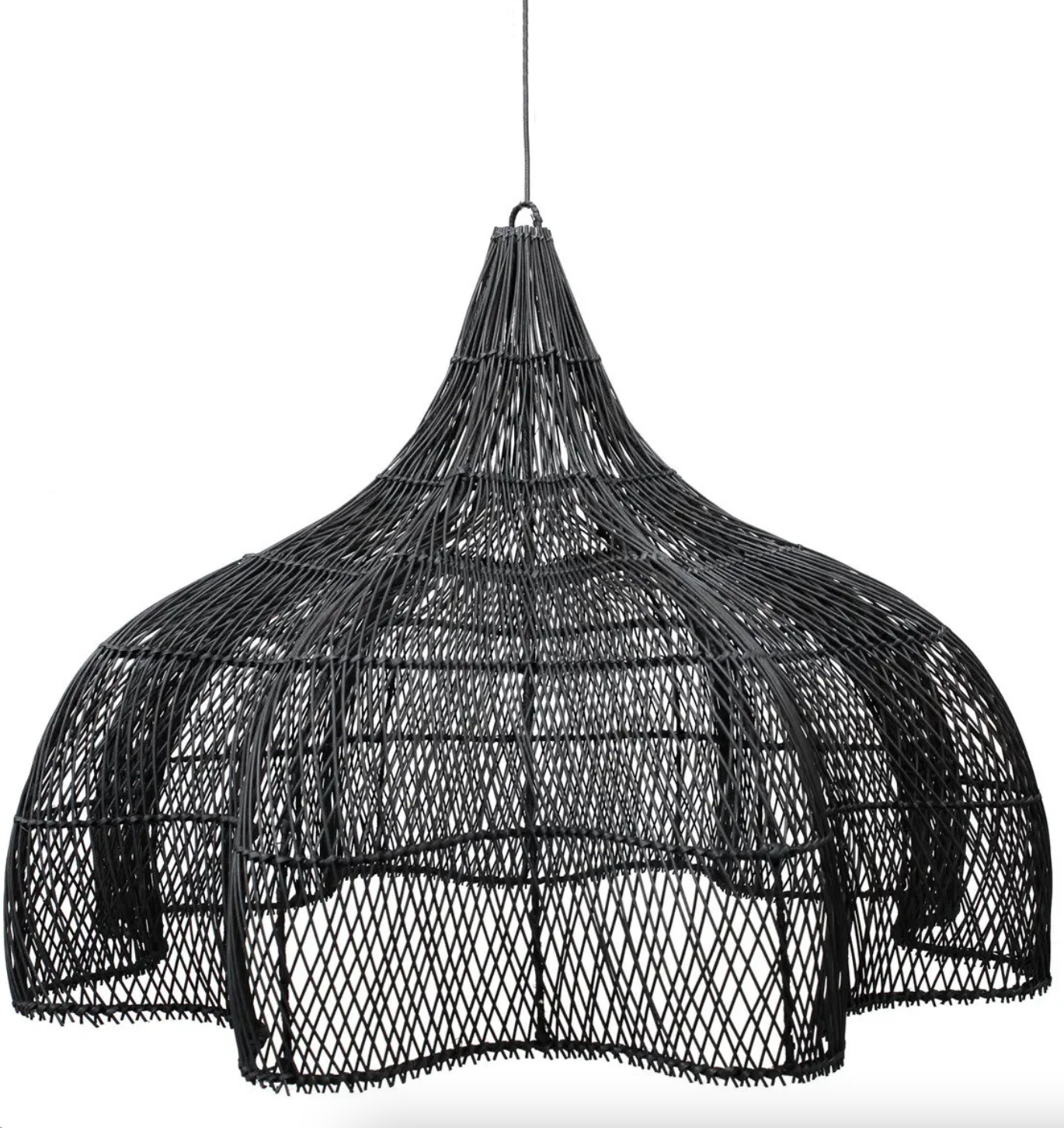 Candeeiro de Teto em Vime Whipped XL