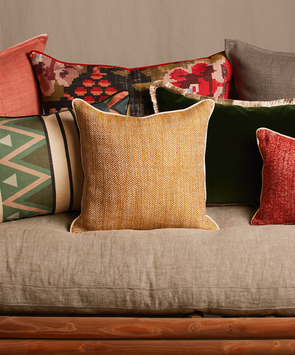 Almofada Retangular em Linho Basarabia (70x50cm)