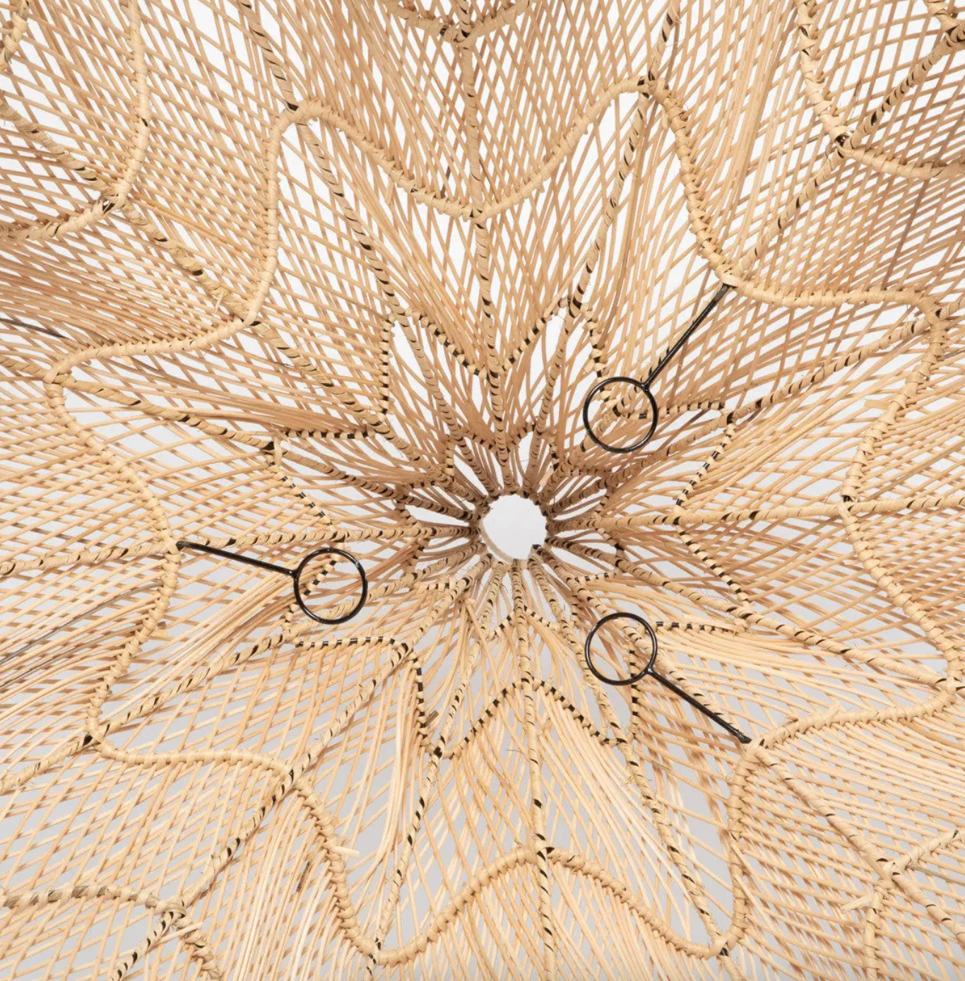 Candeeiro de Teto em Vime Whipped XL