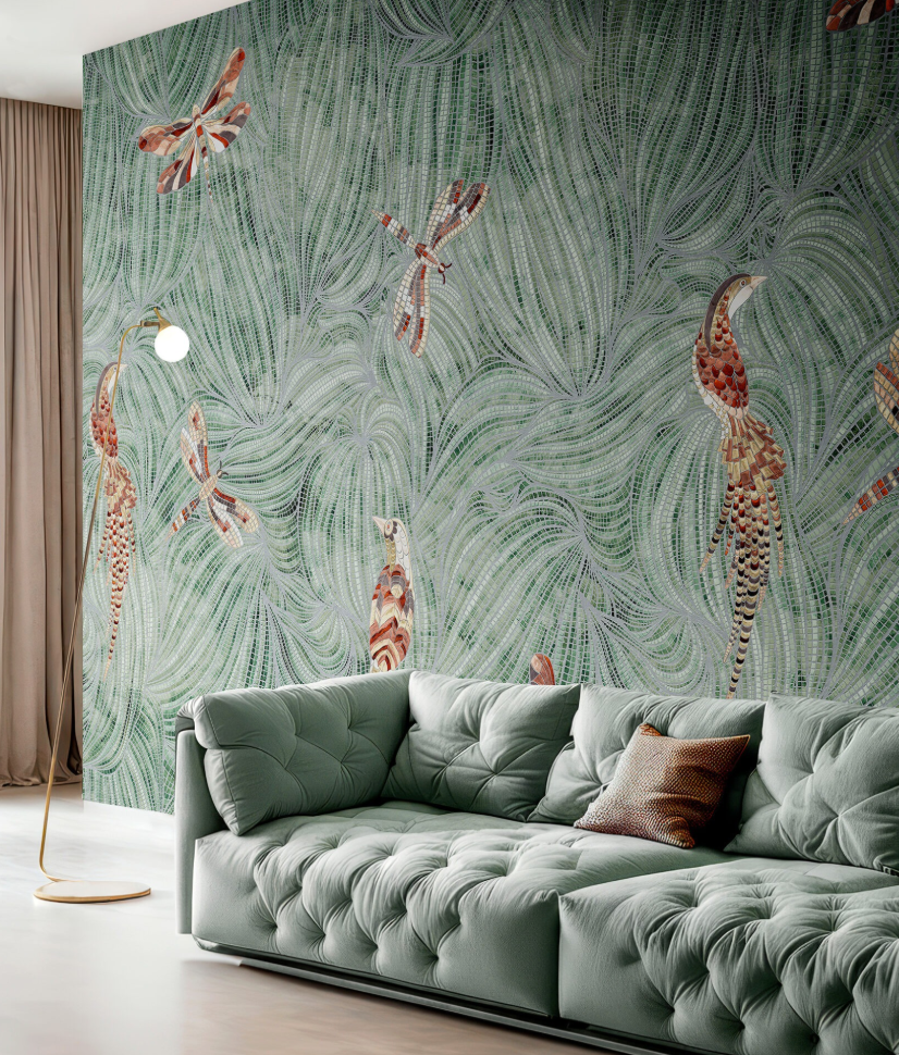 Mural papel de parede Mosaic Jewel