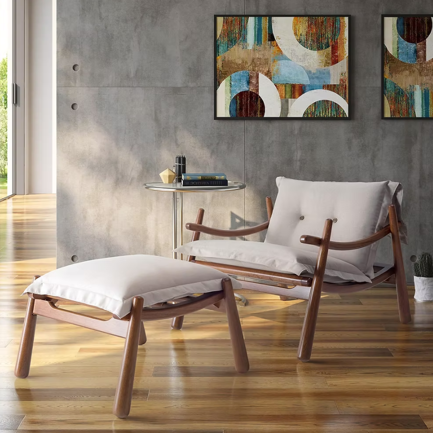 Armchair in Jequitibá Wood Sea