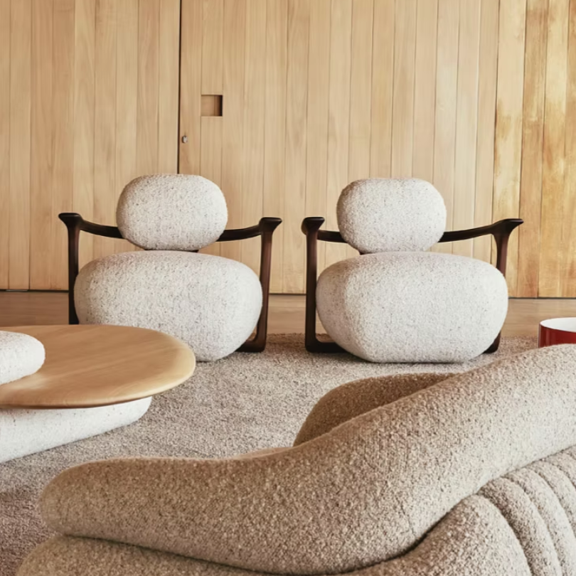 Armchair in Jequitibá Wood Sea