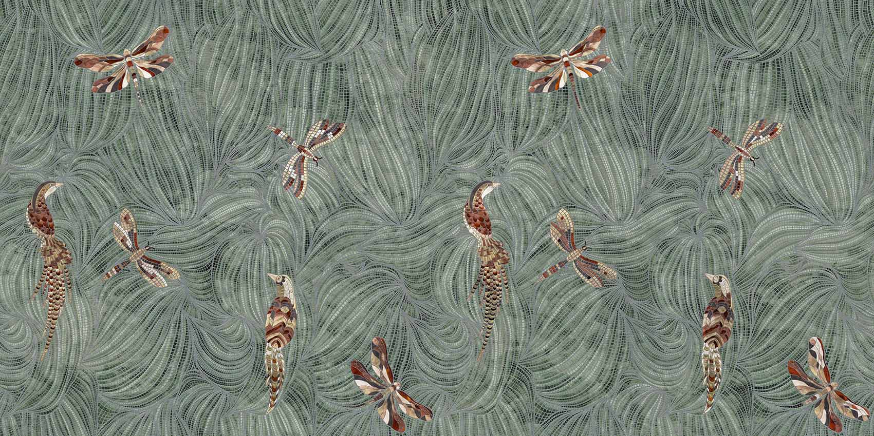 Mural papel de parede Mosaic Jewel