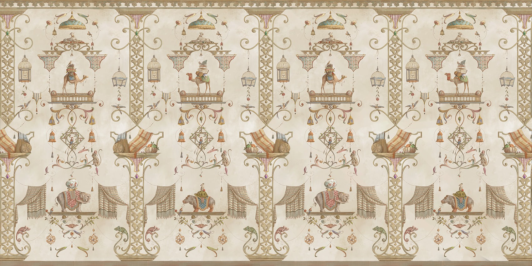Mural papel de parede Oriental Twist