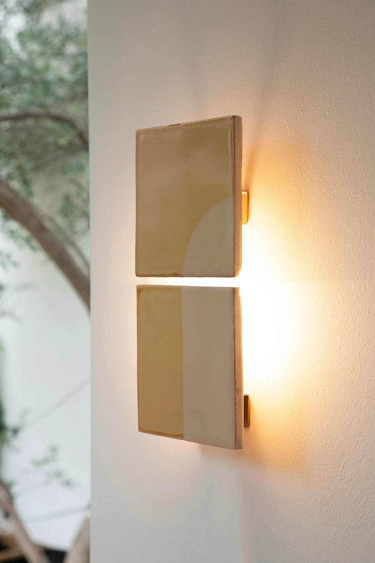 Tiles door wall lamp