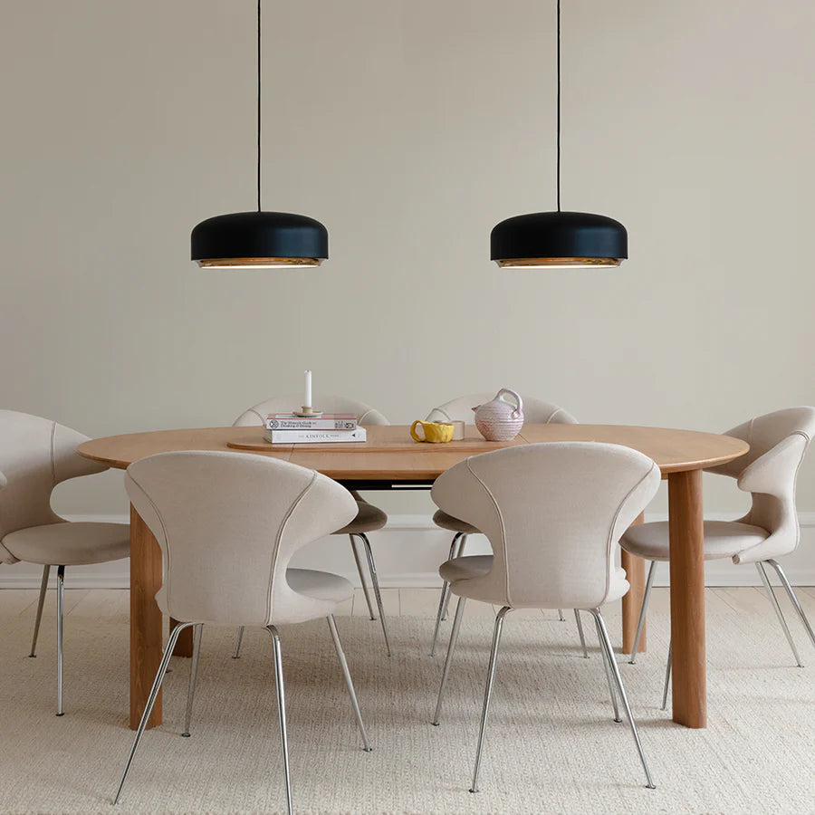 Hazel Black Steel Ceiling Light