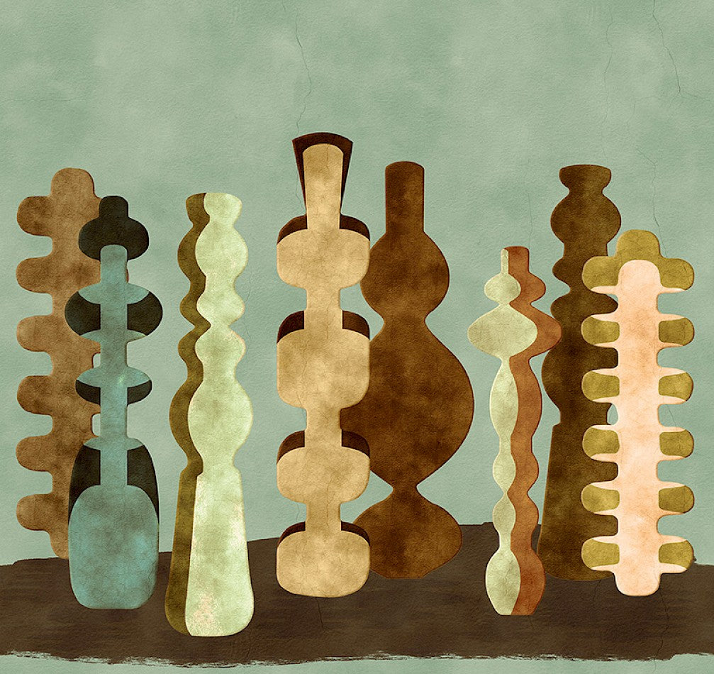 Mural de Parede Potteries