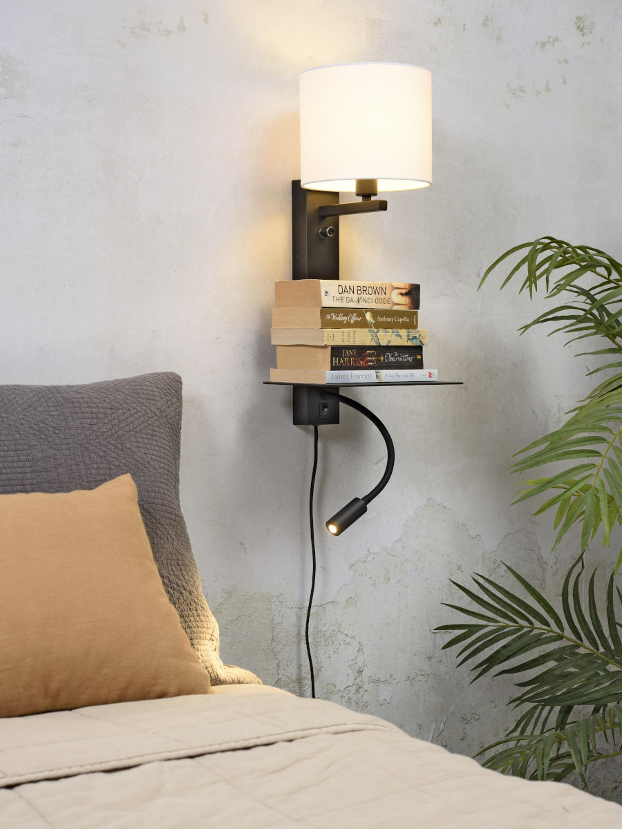 Candeeiro de Parede + foco de leitura Florence