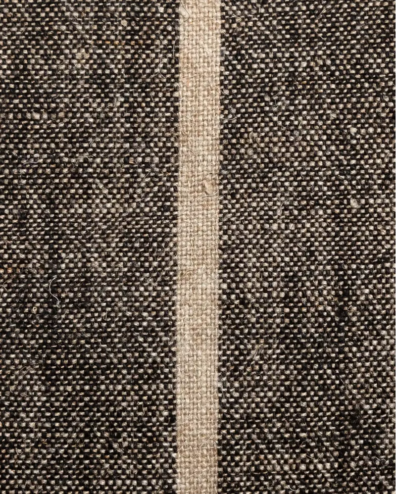 Rectangular Cushion (75x40cm) in Bogra Striped Linen