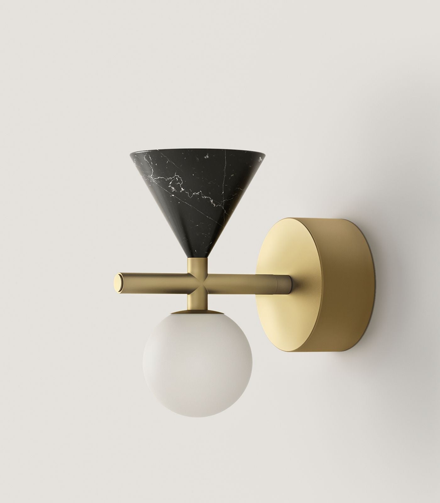 Double Metal Duo Wall Light