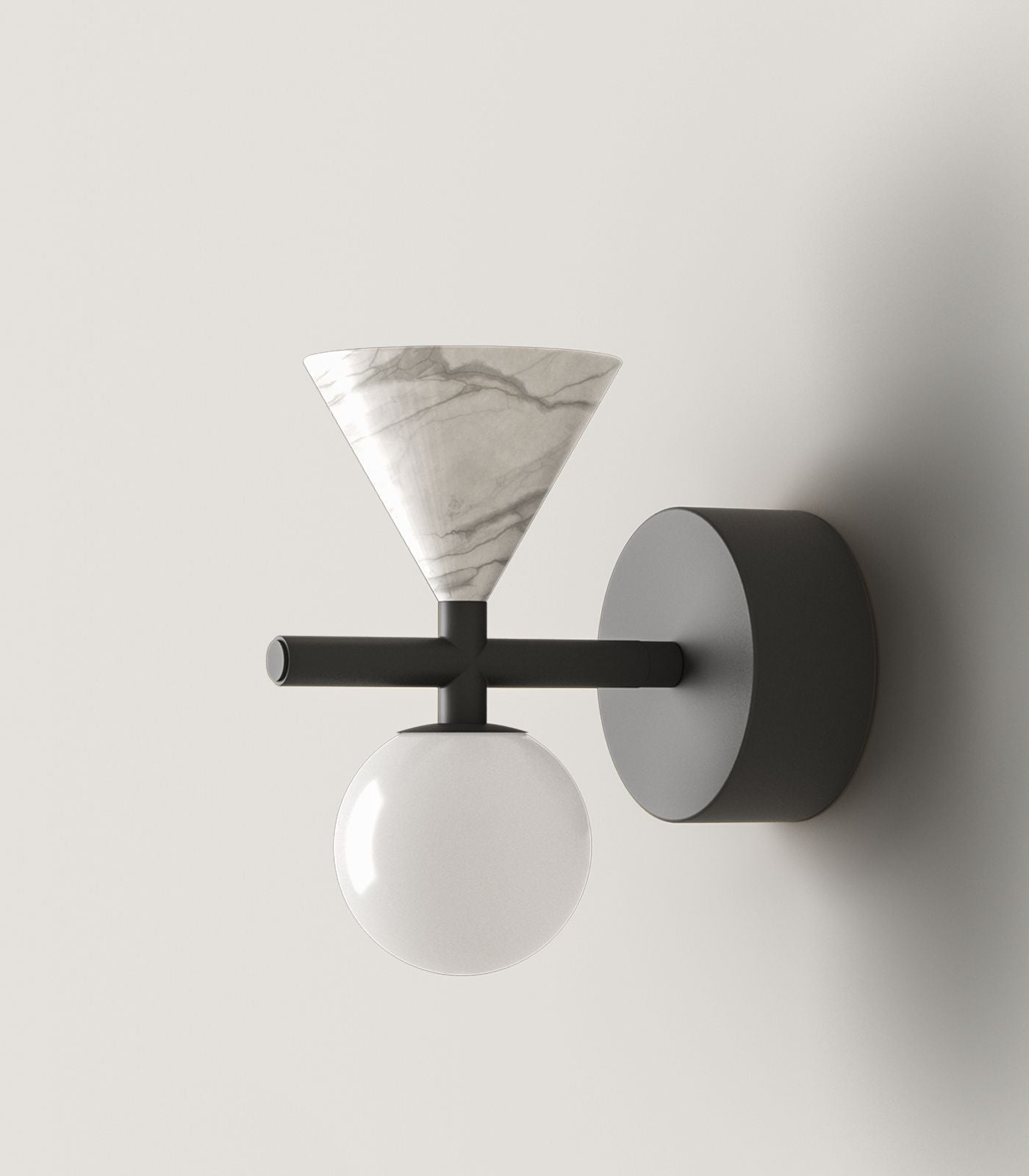 Double Metal Duo Wall Light
