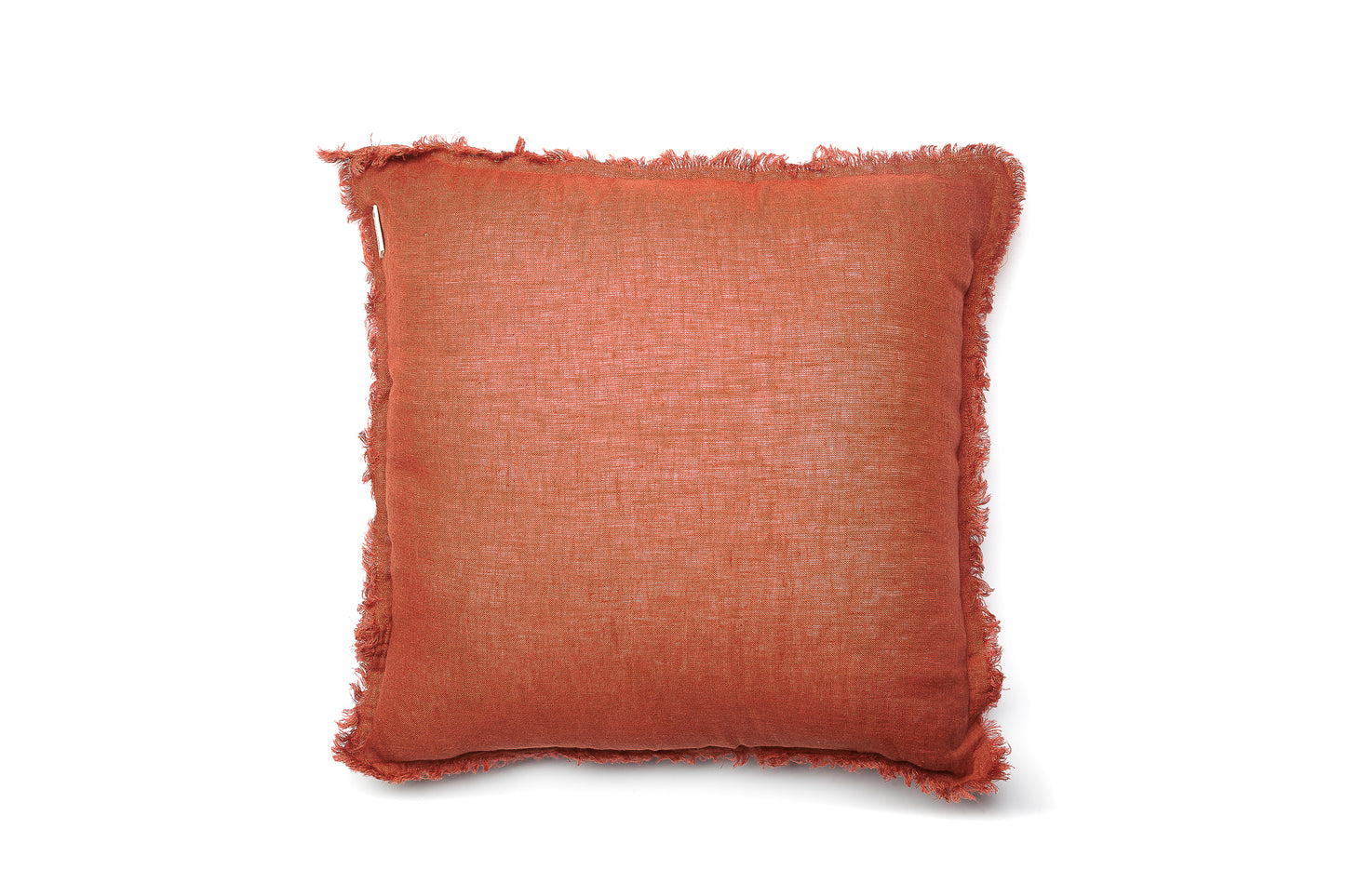 Terracotta Linen Cushion