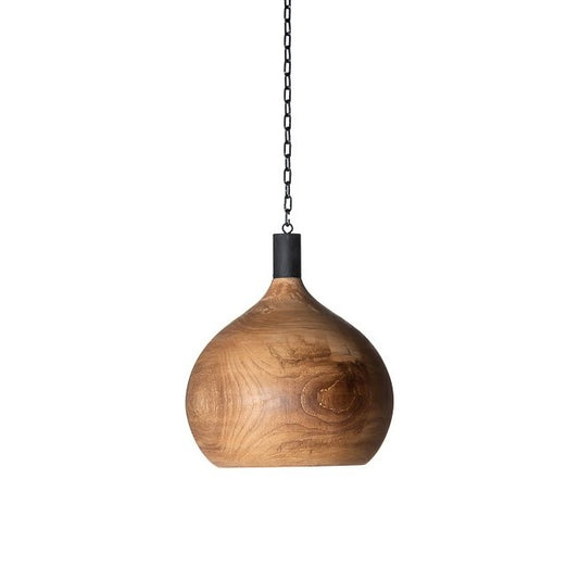 Pear lamp - wood