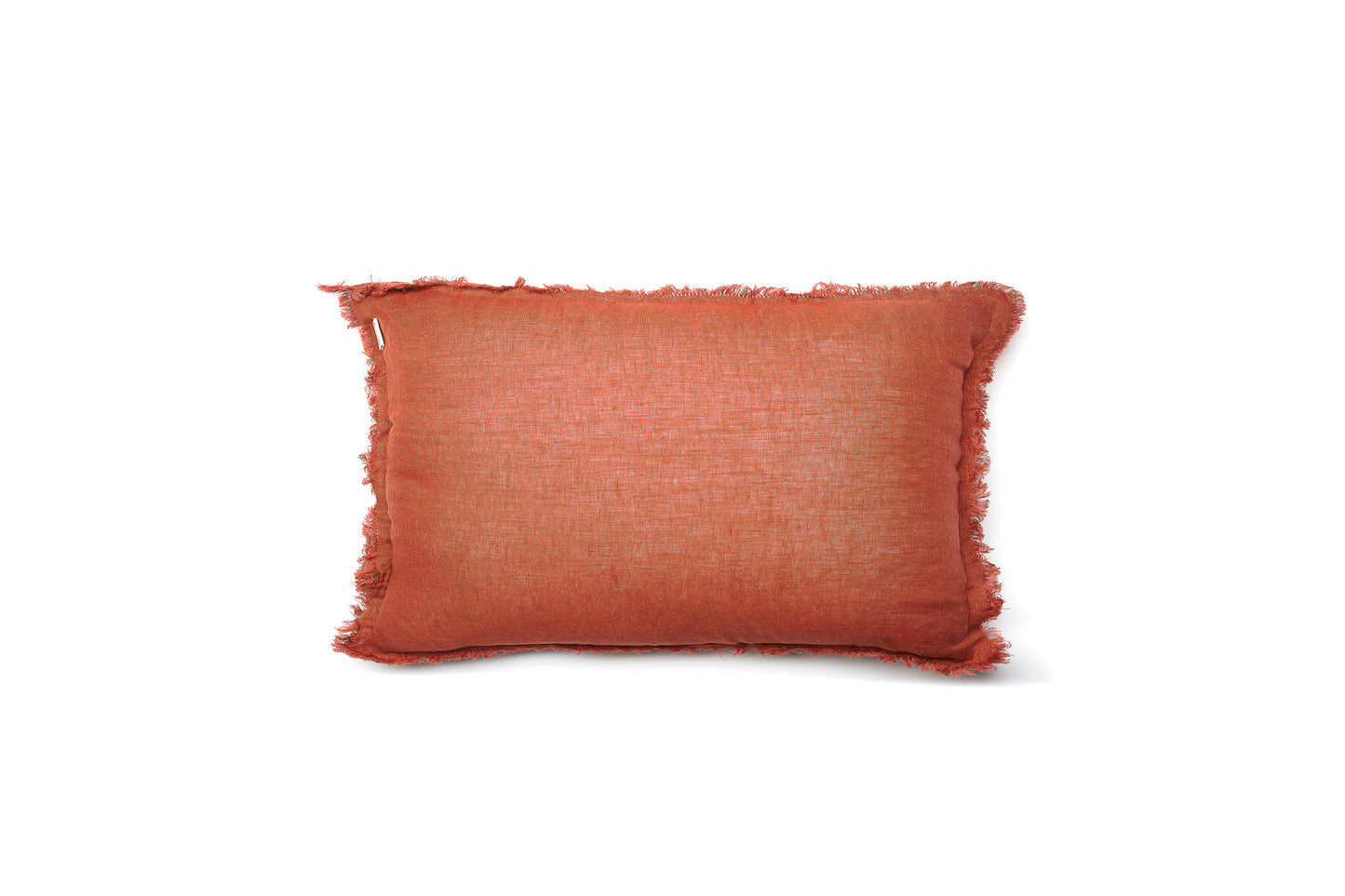 Terracotta Linen Cushion