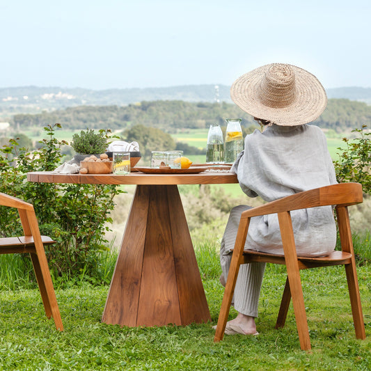 Jati outdoor dining table